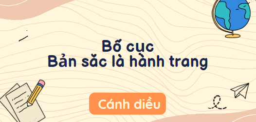 Bố cục Bản sắc là hành trang (2024) chính xác nhất lớp 10 - Cánh diều