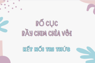 Bố cục Bầy chim chìa vôi (2024) chính xác nhất lớp 7 - Kết nối tri thức