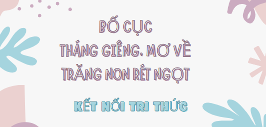 Bố cục Tháng giêng, mơ về trăng non rét ngọt (2024) chính xác nhất lớp 7 - Kết nối tri thức