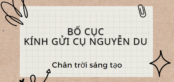 Bố cục Kính gửi Cụ Nguyễn Du (2024) chính xác nhất lớp 11 - Chân trời sáng tạo