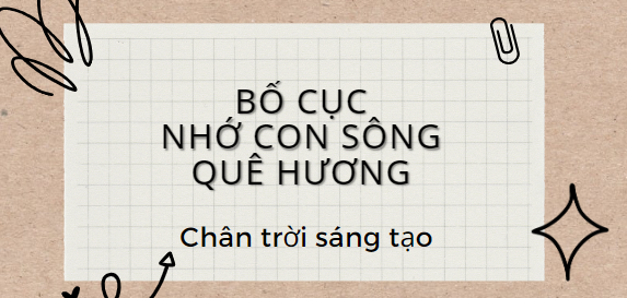 Bố cục Nhớ con sông quê hương (2024) chính xác nhất lớp 11 - Chân trời sáng tạo