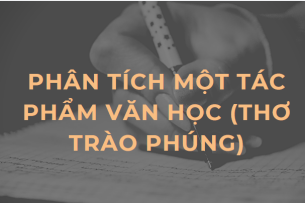 TOP 10 Bài văn Phân tích một tác phẩm văn học (thơ trào phúng) (2024) HAY NHẤT