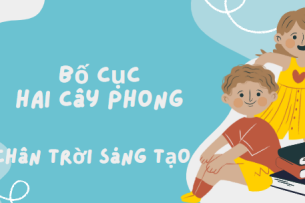 Bố cục Hai cây phong (2024) chính xác nhất lớp 6 - Chân trời sáng tạo