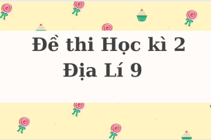 TOP 19 Đề thi Học kì 2 Địa Lí 9 năm 2024 có đáp án