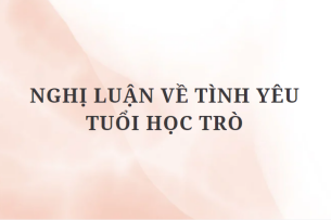 TOP 12 Bài văn Nghị luận về Tình yêu tuổi học trò (2024) HAY NHẤT