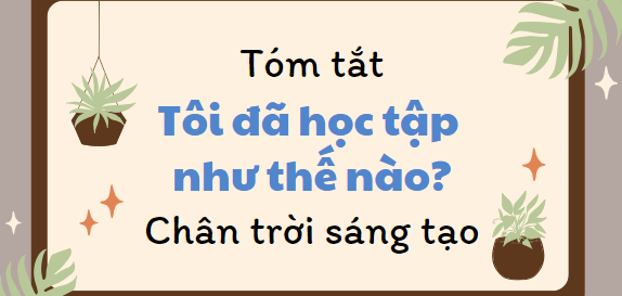 Tóm tắt Tôi đã học tập như thế nào? (10 mẫu) 2024 mới nhất - Chân trời sáng tạo