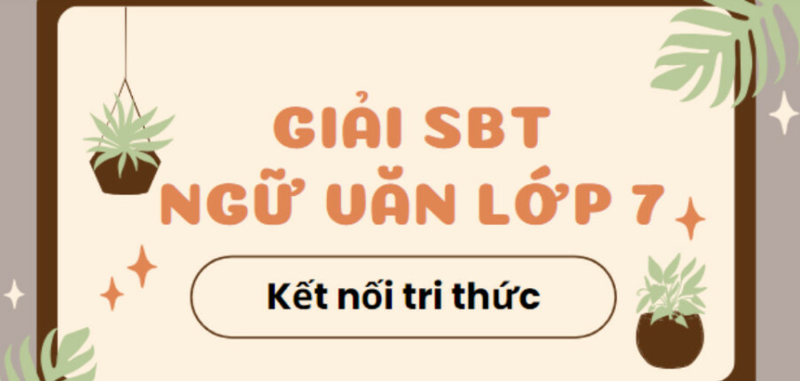 Giải SBT Ngữ Văn 7 Bài 3: Cội nguồn yêu thương - Kết nối tri thức