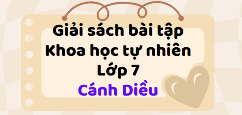 Sách bài tập KHTN 7 (Cánh diều) Bài 1: Nguyên tử