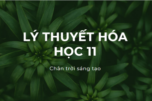 Lý thuyết Hóa học 11 (cả năm) Chân trời sáng tạo | Kiến thức trọng tâm Hóa học 11 Chân trời sáng tạo hay, chi tiết