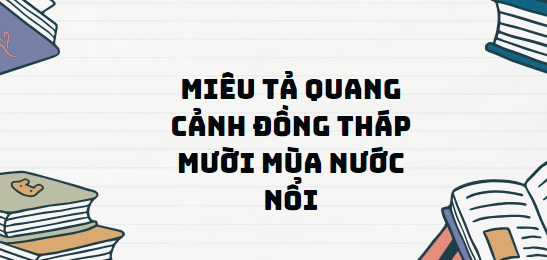 TOP 11 Đoạn văn Miêu tả quang cảnh Đồng Tháp Mười mùa nước nổi (2024) SIÊU HAY