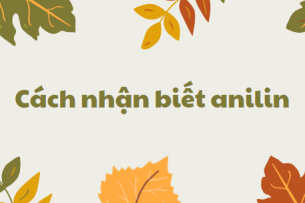 Cách nhận biết anilin chi tiết nhất