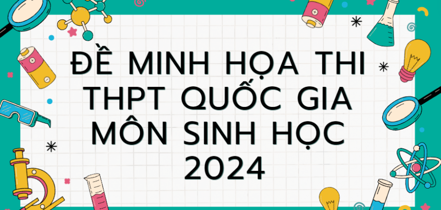 Đề minh họa môn Sinh học thi tốt nghiệp THPT 2024 (có đáp án)