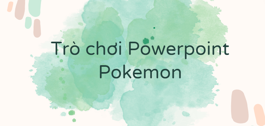 Trò chơi Powerpoint Pokemon (2024 HAY NHẤT) 2 mẫu