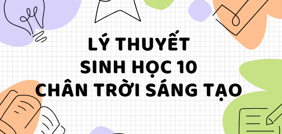 Lý thuyết Sinh học 10 Bài 5: Các nguyên tố hóa học và nước (Chân trời sáng tạo)