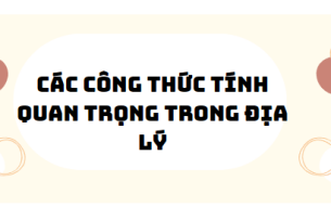 30 Bài tập các công thức tính quan trọng trong địa lý 2024 (có đáp án)