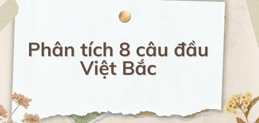 TOP 10 Phân tích 8 câu đầu Việt Bắc (2024) HAY NHẤT