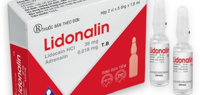 Thuốc Lidocain - Gây tê - Hộp 2 vỉ x 5 ống x 1,8ml - Cách dùng