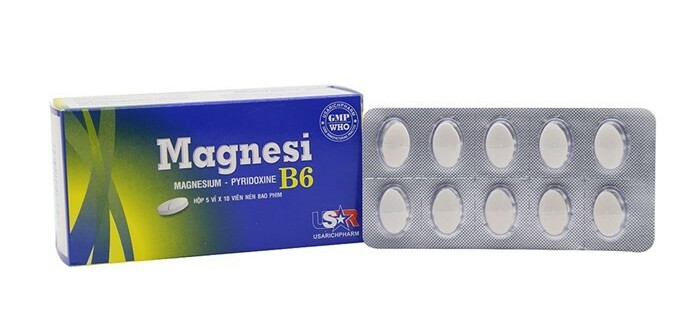 Thuốc Magie B6 - Thuốc bổ thần kinh - Hộp 5 vỉ x 10 viên - Cách dùng