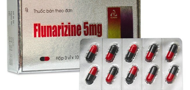 Thuốc Flunarizin - Điều trị đau nửa đầu - Hộp 3 vỉ x 10 viên - Cách dùng