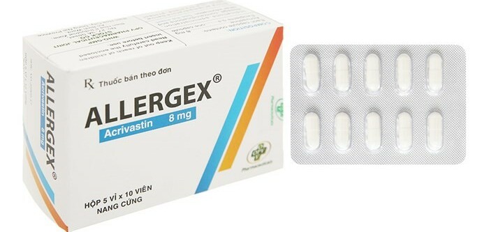 Thuốc Allergex - Giảm triệu chứng viêm mũi dị ứng - Hộp 5 vỉ x 10 viên - Cách dùng