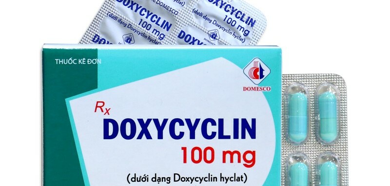 Thuốc Doxycyclin - Điều trị nhiễm trùng do vi khuẩn - Hộp 10 vỉ x 10 viên - Cách dùng