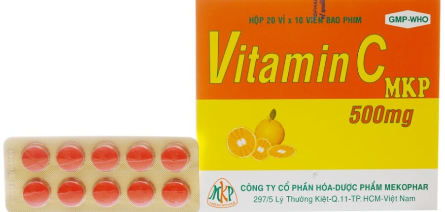 Vitamin C-MKP 500 - Thuốc bổ sung Vitamin C - Hộp 10 vỉ x 10 viên - Cách dùng