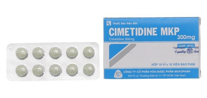 Thuốc Cimetidin MKP 300mg - Điều trị viêm loét dạ dày – tá tràng -