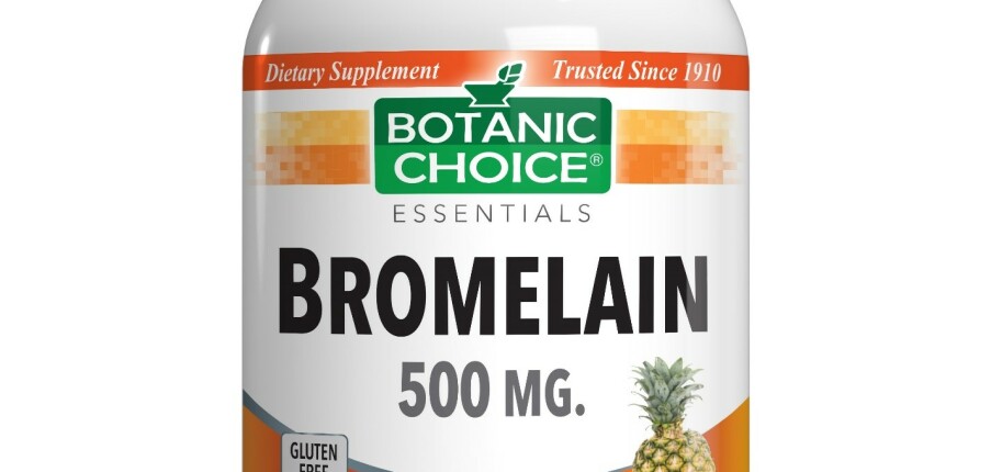 Thuốc Bromelain 500mg - Dùng để giảm sưng viêm cho khu vực xoang mũi - 1 lọ 120 viên - Cách dùng