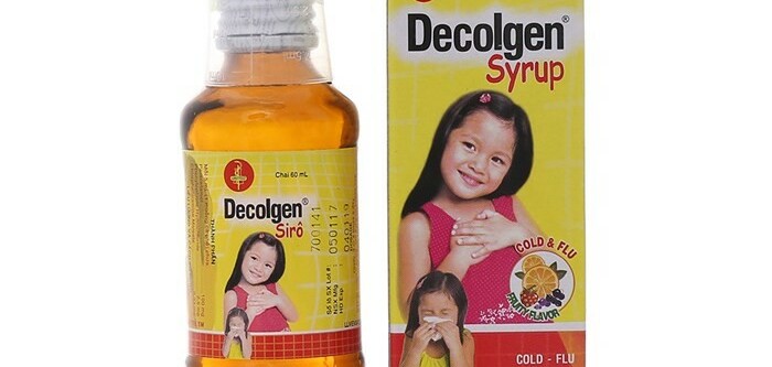 Thuốc Delcogen Syrup - Điều trị giảm nhức đầu, hạ sốt - Chai 60ml - Cách dùng