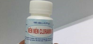 Hóa chất Chloramin B dạng viên lọ 100 viên - Khử khuẩn nguồn nước bị ô nhiễm - Cách dùng