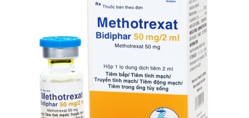 Thuốc Methotrexat Bidiphar 50mg/2ml - Điều trị bệnh vảy nến nặng và viêm khớp dạng thấp - Cách dùng