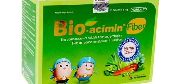 Thực phẩm bảo vệ sức khỏe Bio-Acimin Fiber hộp 30 gói - Cân bằng hệ vi sinh đường ruột - Cách dùng