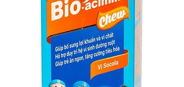 Thực phẩm bảo vệ sức khỏe Bio-Acimin Chew - Bổ sung lợi khuẩn - Hộp 60 viên - Cách dùng