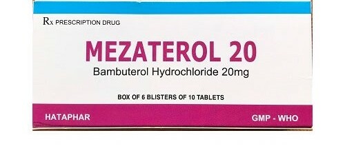 Thuốc Mezaterol Bambuterol 20mg - Giãn đường hô hấp - Cách dùng