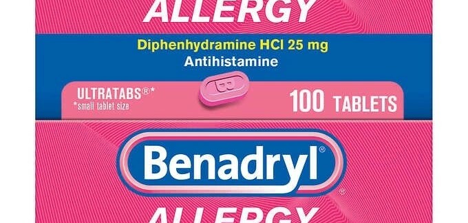 Thuốc Benadryl Diphenhydramine 25mg - Giảm ngứa và đau tạm thời do vết bỏng nhỏ - Cách dùng