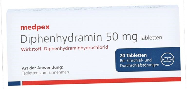 Thuốc Diphenhydramine 50mg - Giảm ngứa và đau tạm thời do vết bỏng nhỏ - Cách dùng
