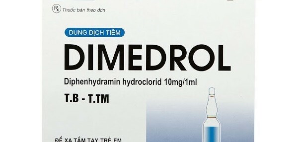 Dung dịch tiêm Dimedrol Diphenhydreamin 10mg/1ml - Giảm ngứa và đau tạm thời do vết bỏng nhỏ - Cách dùng