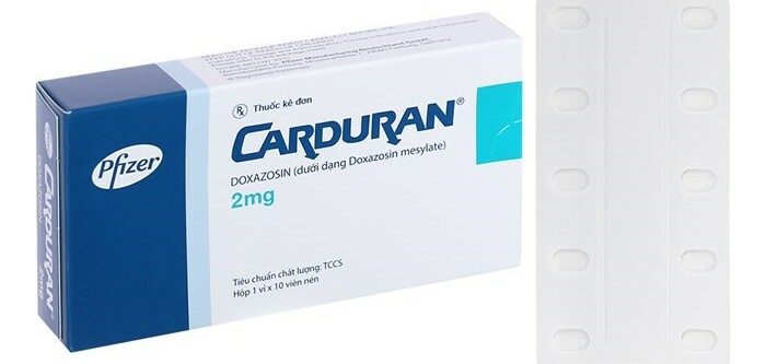 Thuốc Doxazosin 2mg - Điều trị phì đại tuyến tiền liệt ở nam giới - Hộp 1 vỉ x 10 viên - Cách dùng