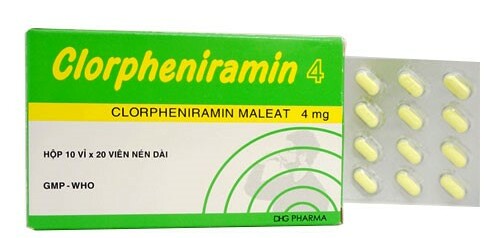 Thuốc Clopheniramin 4mg - Điều trị hắt hơi, ngứa mũi - Cách dùng