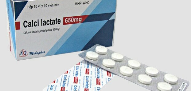 Thuốc Calci lactate 650mg - Dùng để bổ sung và ngăn ngừa thiếu calci - Cách dùng