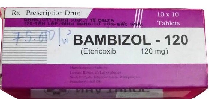 Thuốc Bambizol 120mg - Điều trị triệu chứng của viêm xương khớp - Hộp 10 vỉ x 10 viên - Cách dùng