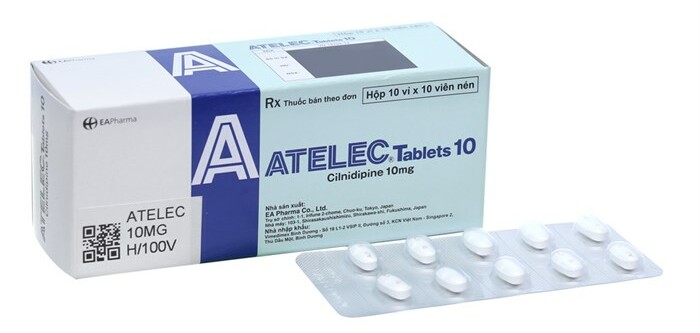 Thuốc Atelec 10mg Cilnidipine - Điều trị tăng huyết áp - Hộp 10 vỉ x 10 viên - Cách dùng