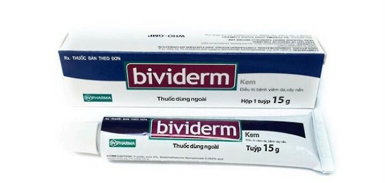 Kem bôi ngoài da Bividerm 15g - Điều trị bệnh nhân mắc bệnh viêm da - Cách dùng