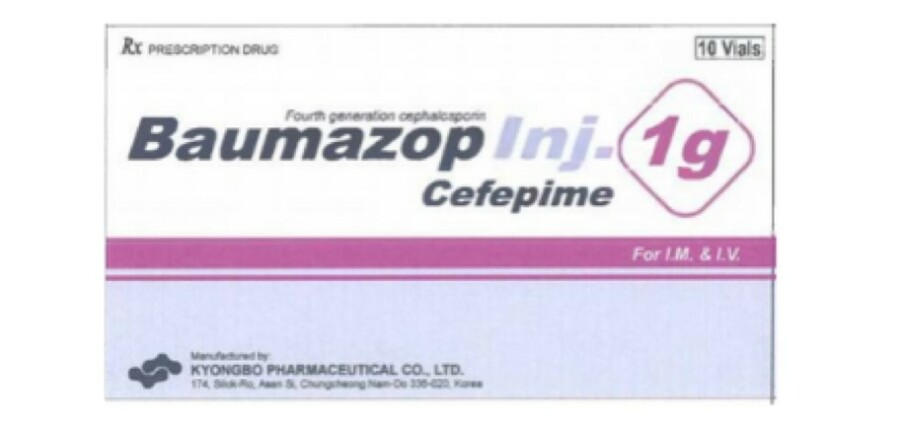 Thuốc Baumazop Lnj 1g - Điều trị nhiễm khuẩn - Lọ 1g - Cách dùng