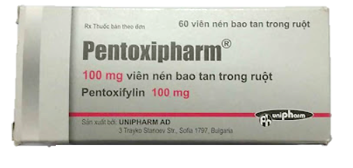 Thuốc Pentoxifylline 100mg: Chỉ định, chống chỉ định, tác dụng phụ và lưu ý khi dùng