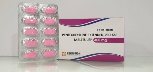 Thuốc Pentoxifylline 400mg - Cải thiện tuần hoàn máu - Hộp 1 vỉ x 10 viên - Cách dùng