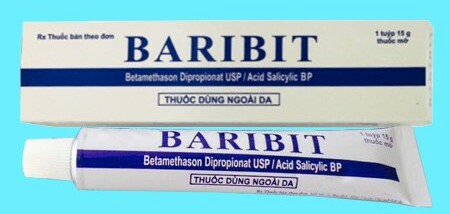 Thuốc Baribit - Điều trị các bệnh da liễu thường gặp - 1 tuyp 15 g - Cách dùng