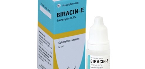 Thuốc Biracin - Điều trị nhiễm trùng mắt do vi khuẩn - Lọ 5ml - Cách dùng