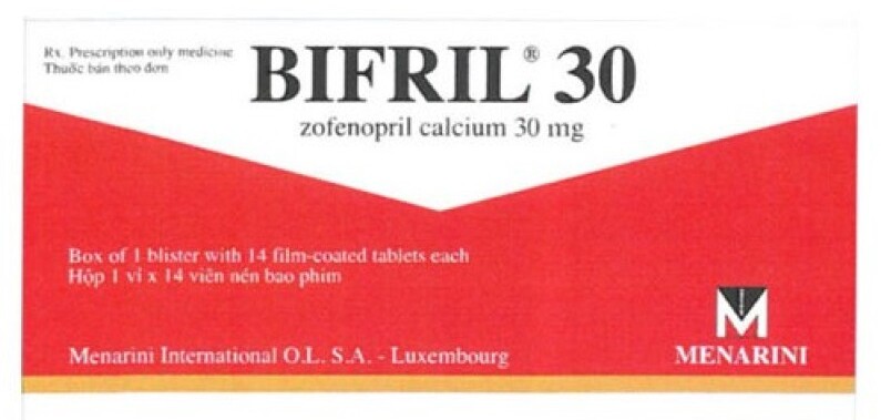 Thuốc Bifril 30mg - Điều trị tăng huyết áp nhẹ đến vừa - Hộp 1 vỉ x 14 viên - Cách dùng