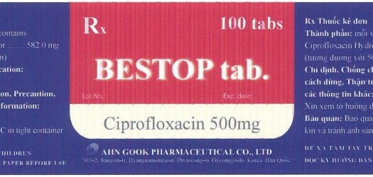 Thuốc Bestop Tablet - Điều trị nhiễm khuẩn - Lọ 100 viên - Cách dùng